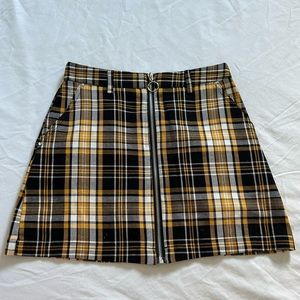 Cher Clueless Zip-Up Yellow Skirt